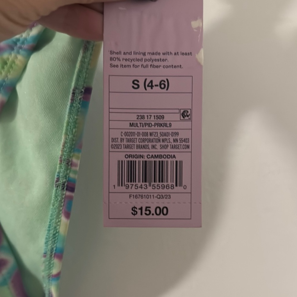 Multicolor Heart Pattern Swimsuit - Picture 2 of 7